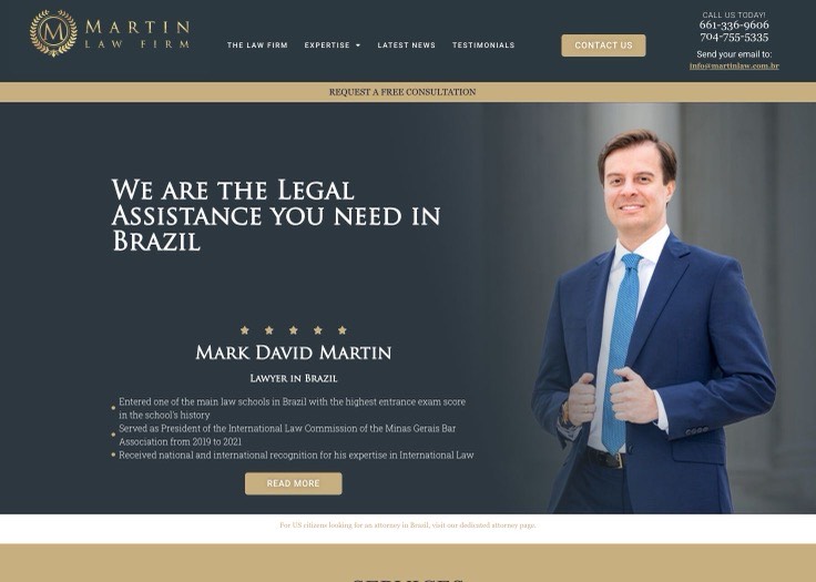 Site do Martin Law Firm